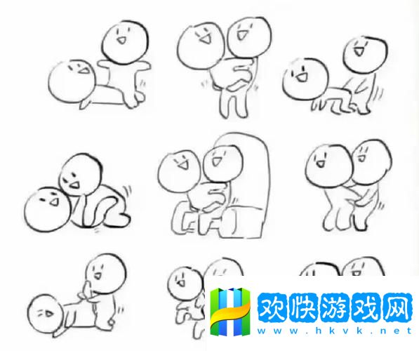 真人示范二十八動(dòng)作小人簡(jiǎn)筆畫(huà)-網(wǎng)友：真是太有趣了！